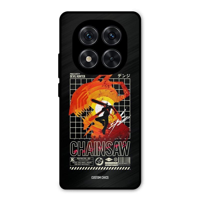 Chainsaw Typo Redmi Note 14 Pro Mobile Back Cover - Anime PrintShield Case