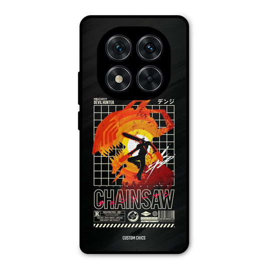 Chainsaw Typo Redmi Note 14 Pro Mobile Back Cover - Anime PrintShield Case