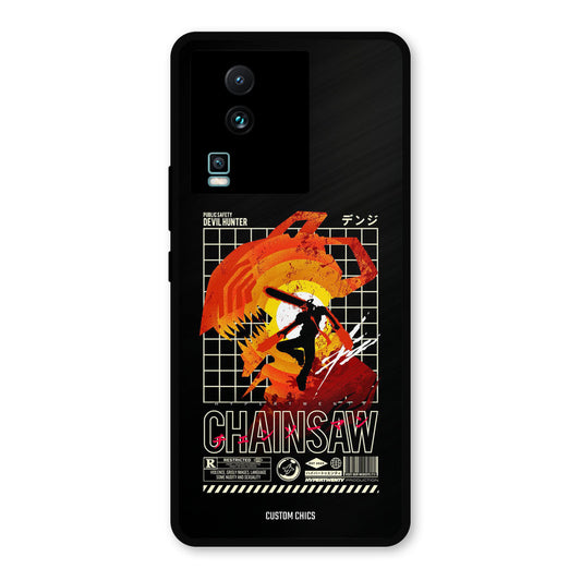 Chainsaw Typo IQOO Neo 7 Pro Mobile Back Cover - Anime PrintShield Case
