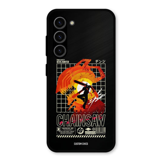 Chainsaw Typo Samsung Galaxy S23 Mobile Back Cover - Anime PrintShield Case