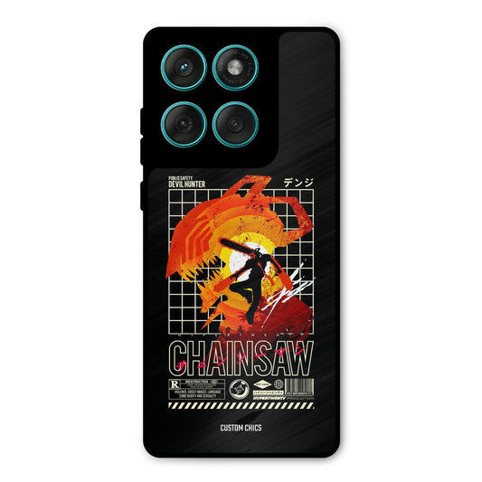Chainsaw Typo Motorola Edge 60 Mobile Back Cover - Anime PrintShield Case