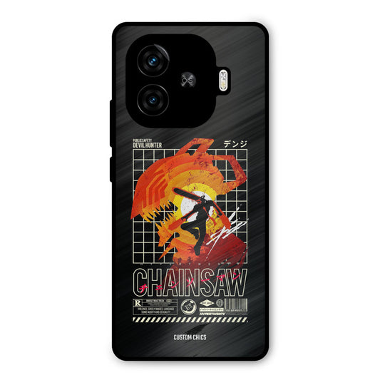 Chainsaw Typo iQoo Neo 10R Mobile Back Cover - Anime PrintShield Case