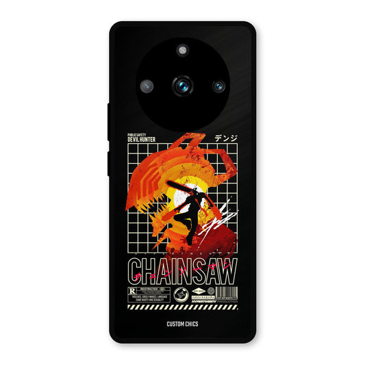 Chainsaw Typo Realme 11 Pro Plus Mobile Back Cover - Anime PrintShield Case