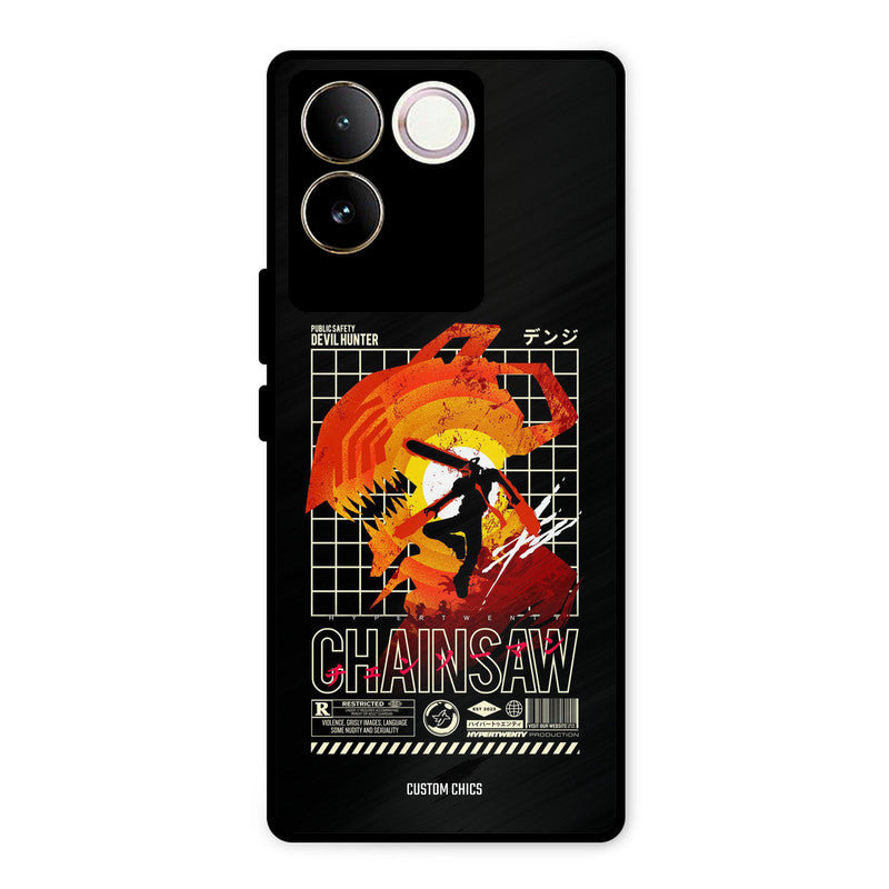Chainsaw Typo Vivo T2 Pro Mobile Back Cover - Anime PrintShield Case