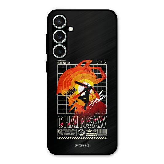 Chainsaw Typo Samsung Galaxy S23 FE Mobile Back Cover - Anime PrintShield Case