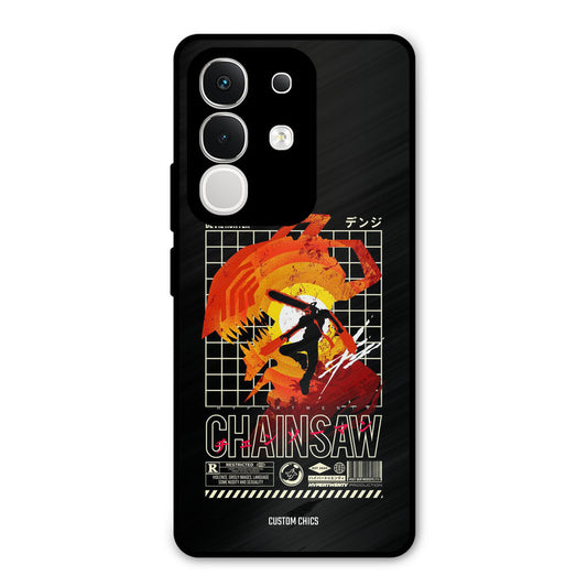 Chainsaw Typo Vivo T4x Mobile Back Cover - Anime PrintShield Case