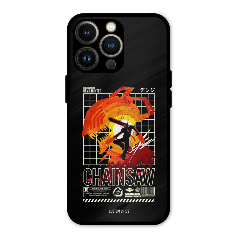 Chainsaw Typo iPhone 13 Pro Max Mobile Back Cover - Anime PrintShield Case