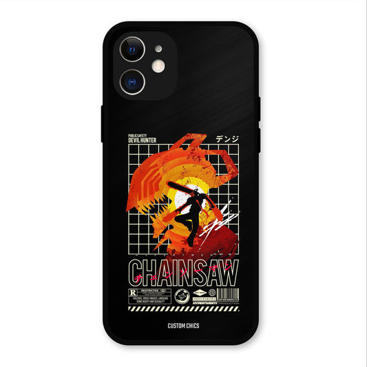 Chainsaw Typo iPhone 12 Mobile Back Cover - Anime PrintShield Case