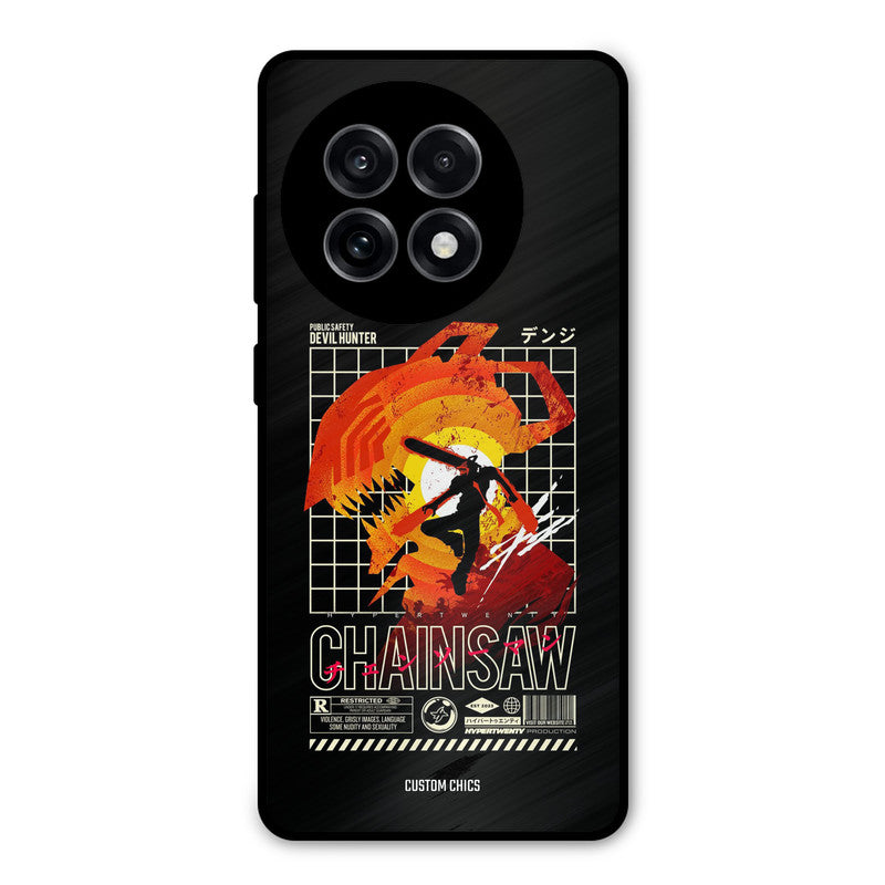 Chainsaw Typo OnePlus 13R Mobile Back Cover - Anime PrintShield Case
