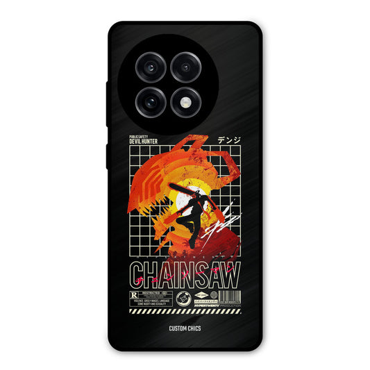 Chainsaw Typo OnePlus 13R Mobile Back Cover - Anime PrintShield Case