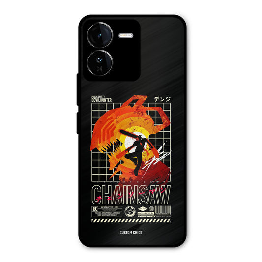Chainsaw Typo iQOO Z9 Mobile Back Cover - Anime PrintShield Case