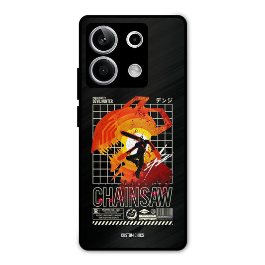 Chainsaw Typo Redmi Note 13 5G Mobile Back Cover - Anime PrintShield Case