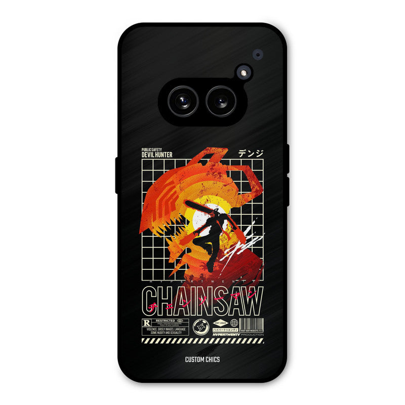 Chainsaw Typo Nothing Phone 2a Mobile Back Cover - Anime PrintShield Case