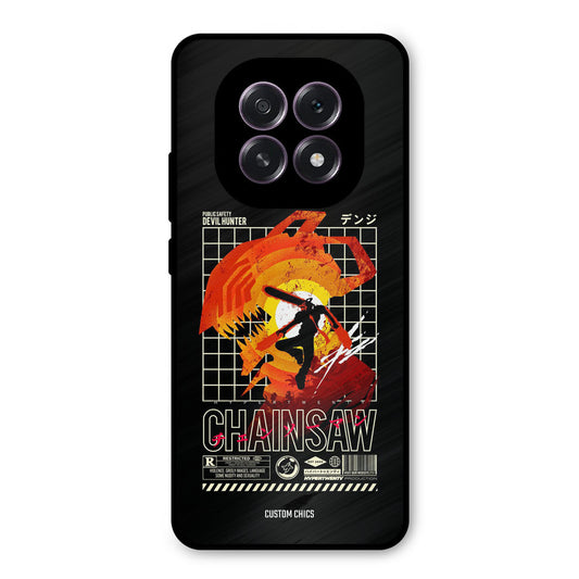 Chainsaw Typo Oppo F29 Mobile Back Cover - Anime PrintShield Case