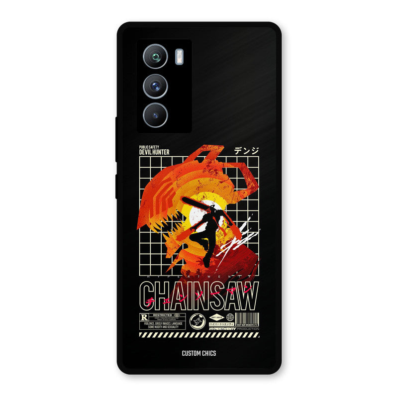 Chainsaw Typo iQOO 9SE Mobile Back Cover - Anime PrintShield Case