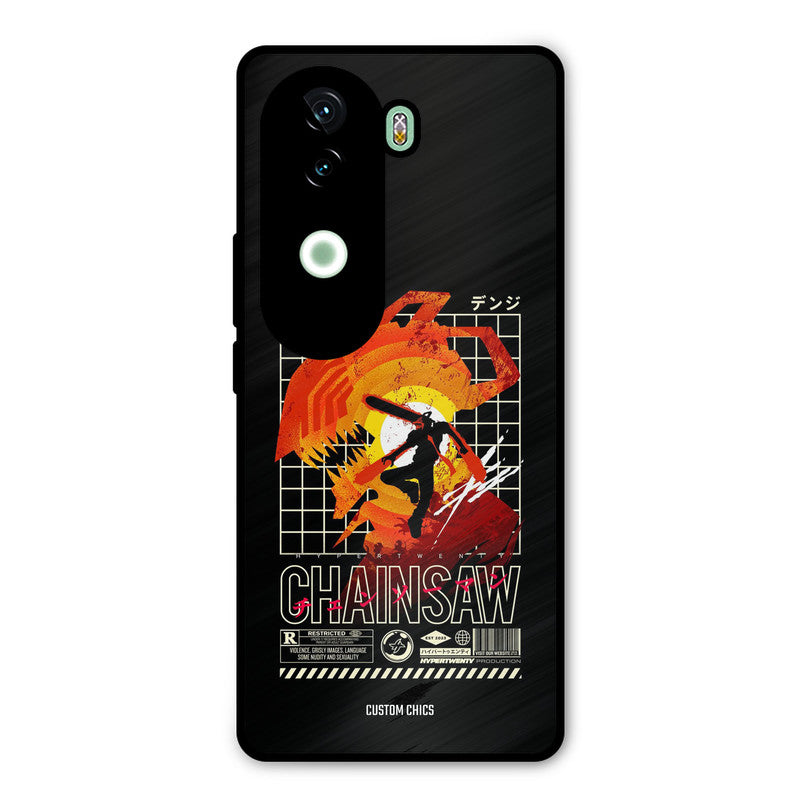 Chainsaw Typo iQOO Z9s Mobile Back Cover - Anime PrintShield Case