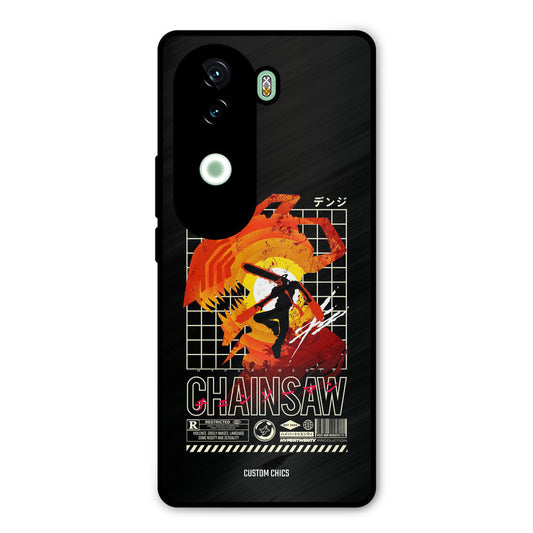 Chainsaw Typo iQOO Z9s Mobile Back Cover - Anime PrintShield Case