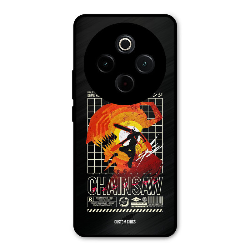 Chainsaw Typo iQoo Z10 Mobile Back Cover - Anime PrintShield Case