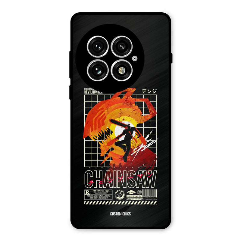 Chainsaw Typo Oneplus 13 Mobile Back Cover - Anime PrintShield Case