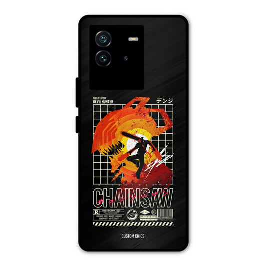 Chainsaw Typo iQOO Neo 6 5G Mobile Back Cover - Anime PrintShield Case