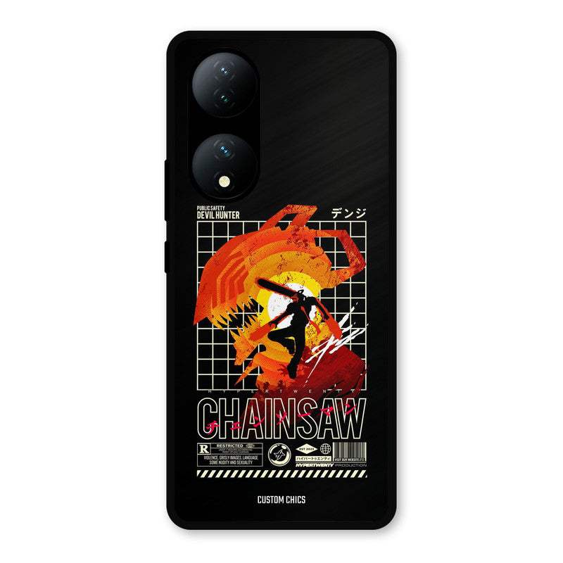 Chainsaw Typo Vivo Y100 Mobile Back Cover - Anime PrintShield Case