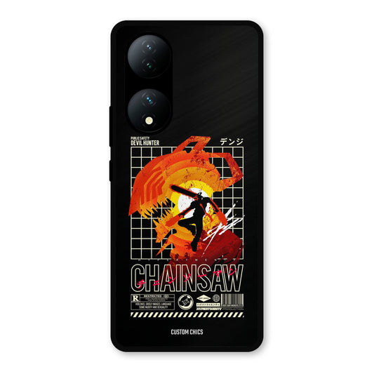 Chainsaw Typo Vivo Y100 Mobile Back Cover - Anime PrintShield Case
