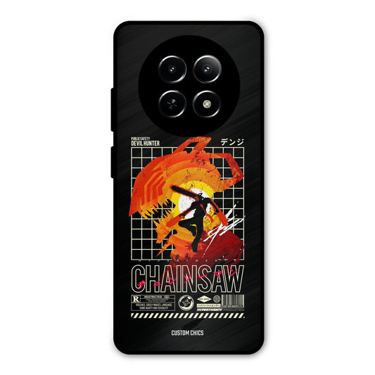 Chainsaw Typo Realme Narzo N65 Mobile Back Cover - Anime PrintShield Case