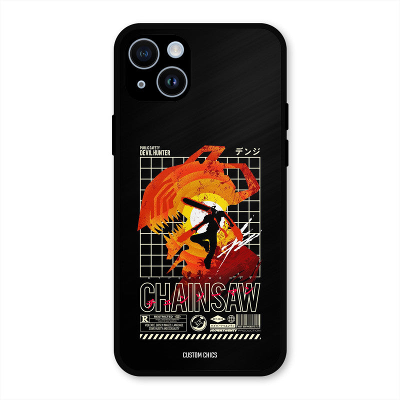 Chainsaw Typo iPhone 14 Plus Mobile Back Cover - Anime PrintShield Case