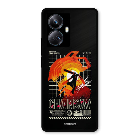 Chainsaw Typo Realme 10 Pro Plus Mobile Back Cover - Anime PrintShield Case
