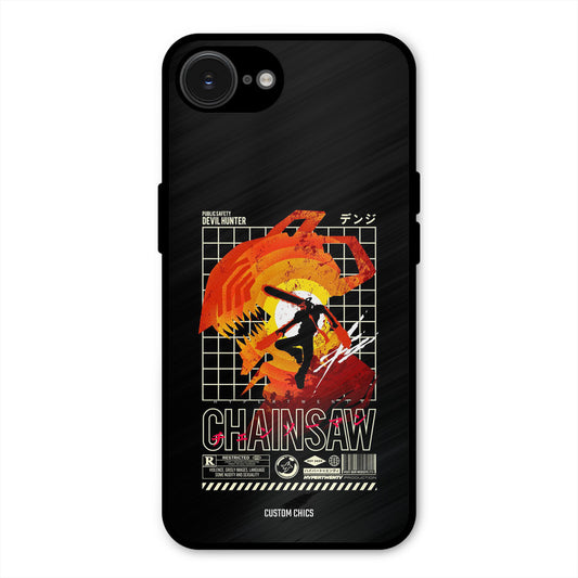 Chainsaw Typo iPhone 16e Mobile Back Cover - Anime PrintShield Case