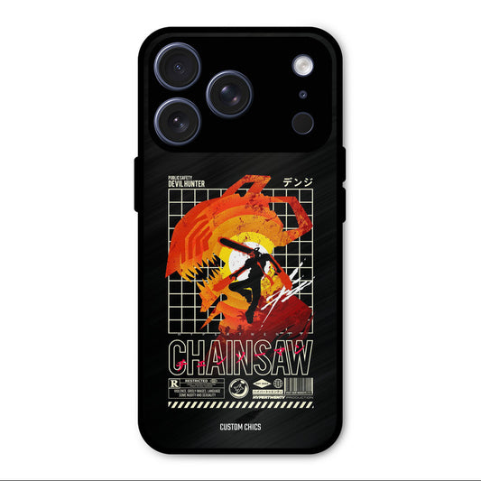 Chainsaw Typo iPhone 17 Pro Max Mobile Back Cover - Anime PrintShield Case