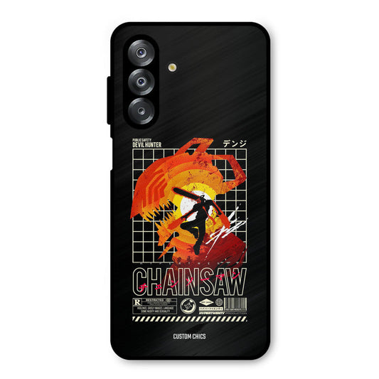 Chainsaw Typo Samsung Galaxy A17 Mobile Back Cover - Anime PrintShield Case