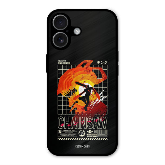 Chainsaw Typo iPhone 17 Case – Premium PrintShield Mobile Cover
