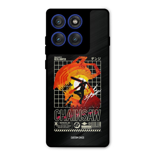 Chainsaw Typo Motorola Edge 60 Pro Mobile Back Cover - Anime PrintShield Case