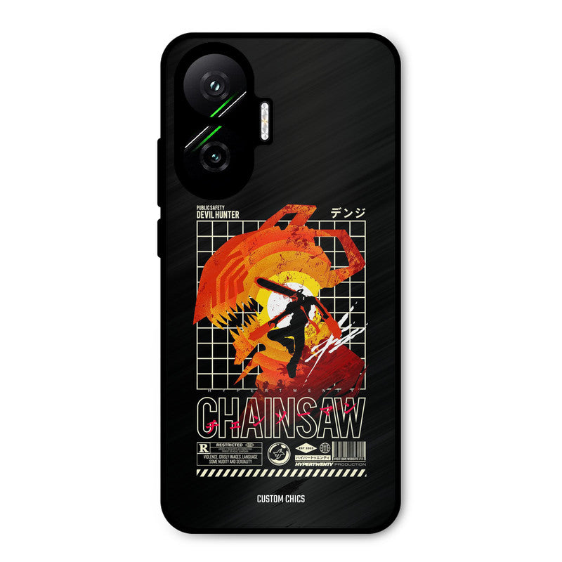 Chainsaw Typo Poco F7 5G Mobile Back Cover - Anime PrintShield Case