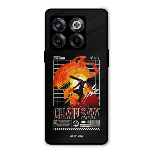 Chainsaw Typo Oneplus 10T Mobile Back Cover - Anime PrintShield Case