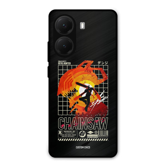 Chainsaw Typo Poco X7 Pro Mobile Back Cover - Anime PrintShield Case