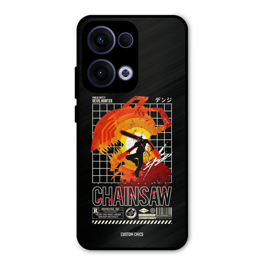 Chainsaw Typo Oppo Reno 13 5G Mobile Back Cover - Anime PrintShield Case