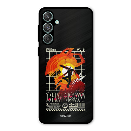 Chainsaw Typo Samsung Galaxy M55 5G Mobile Back Cover - Anime PrintShield Case