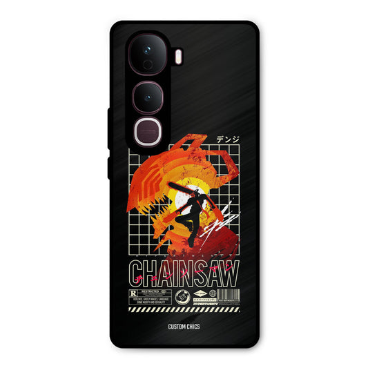 Chainsaw Typo Vivo Y400 Pro Mobile Back Cover - Anime PrintShield Case