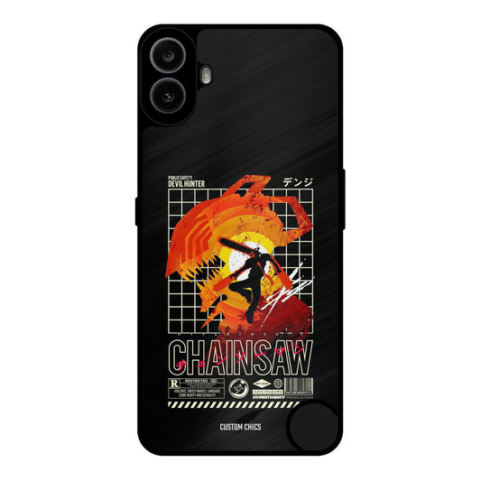 Chainsaw Typo Nothing CMF Phone 1 Mobile Back Cover - Anime PrintShield Case