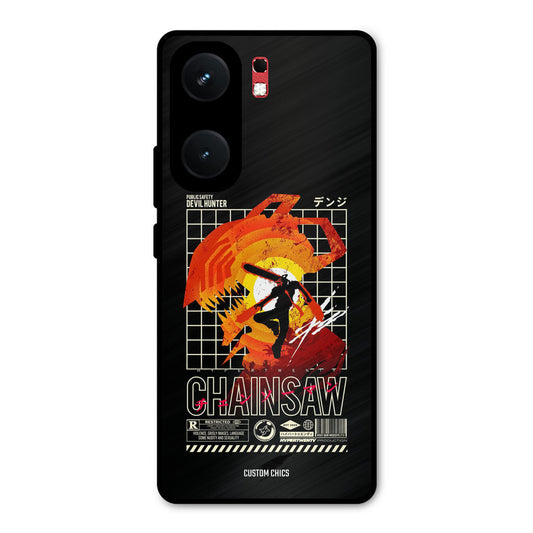 Chainsaw Typo iQOO Neo 9 Pro Mobile Back Cover - Anime PrintShield Case