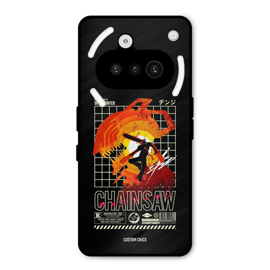 Chainsaw Typo Nothing Phone 3A Mobile Back Cover - Anime PrintShield Case