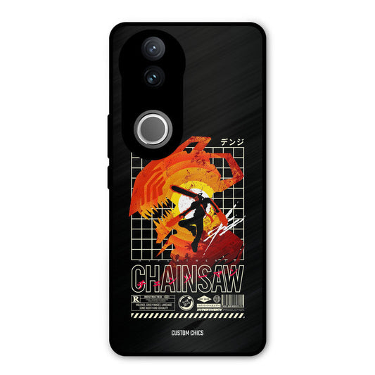 Chainsaw Typo iQOO Z10R Mobile Back Cover - Anime PrintShield Case