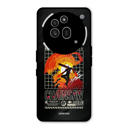 Chainsaw Typo Nothing Phone 3A Pro Mobile Back Cover - Anime PrintShield Case