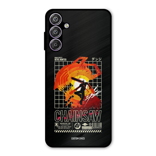 Chainsaw Typo Samsung Galaxy M15 Mobile Back Cover - Anime PrintShield Case