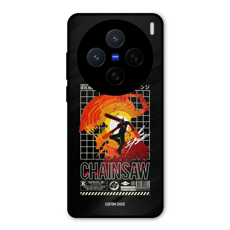 Chainsaw Typo Vivo X200 Mobile Back Cover - Anime PrintShield Case