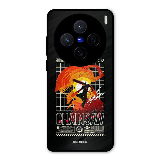 Chainsaw Typo Vivo X200 Mobile Back Cover - Anime PrintShield Case
