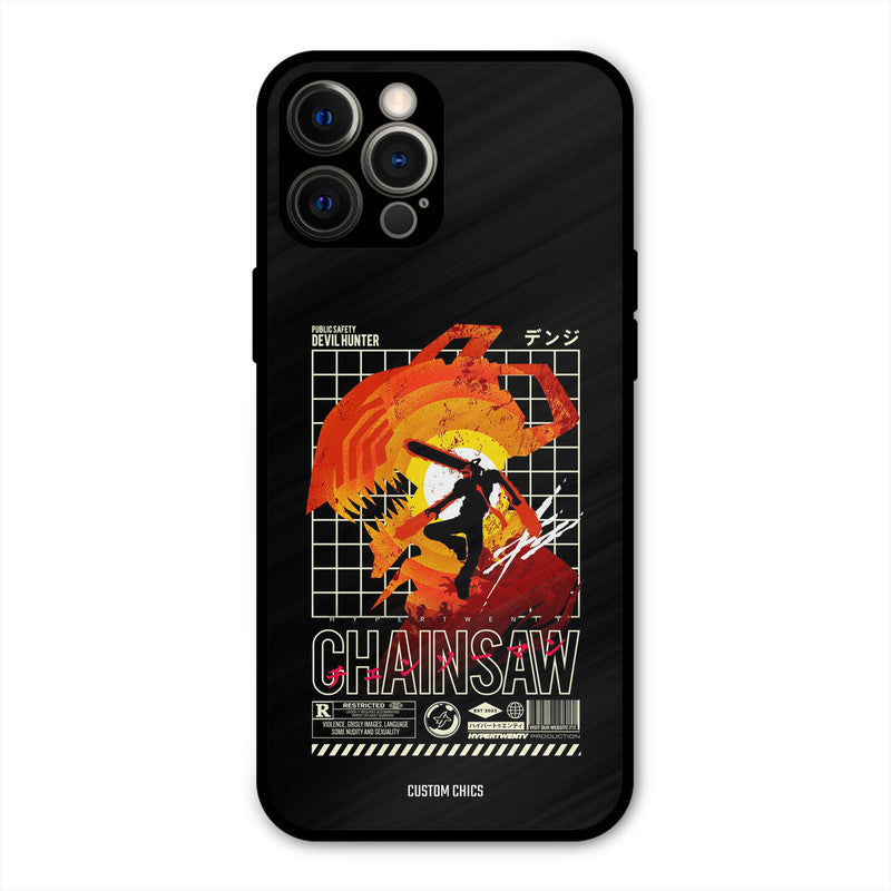Chainsaw Typo iPhone 12 Pro Max Mobile Back Cover - Anime PrintShield Case
