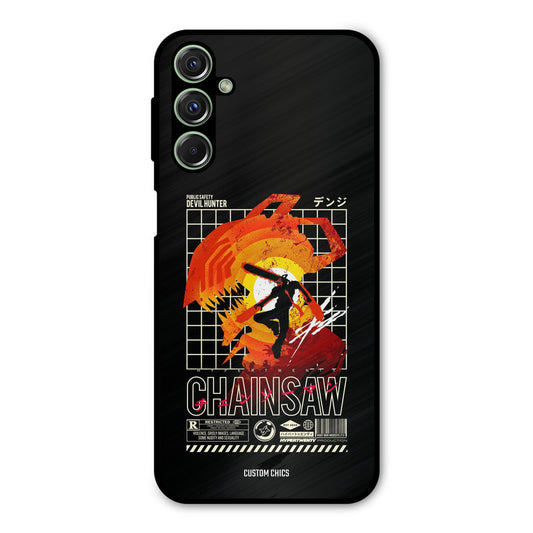 Chainsaw Typo Samsung Galaxy M34 Mobile Back Cover - Anime PrintShield Case